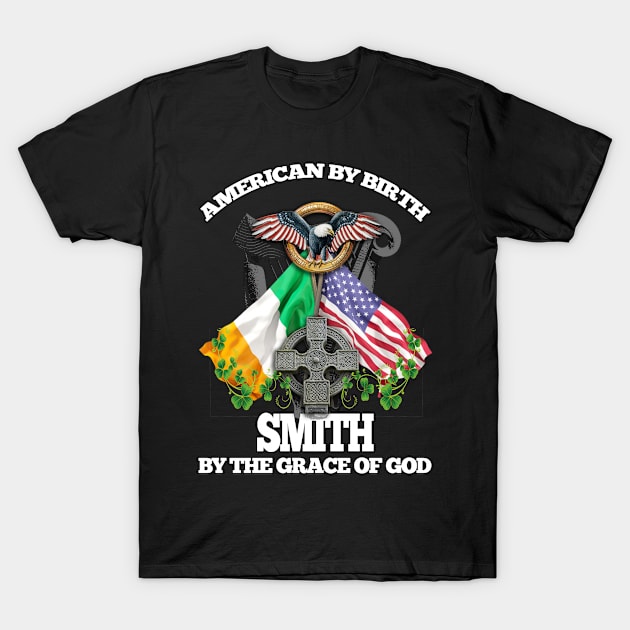 SMITH Family Name Irish American T-Shirt by Ireland